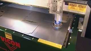 Vicon Model HVAC 510 Plasma Cutting Table [upl. by Petronia446]