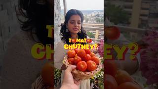 Tomato Chutney tomato chutney tomatochutney tomatorecipe vegrecipe trending tasty [upl. by Ellenwad858]