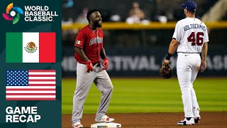 Mexico vs USA Game Highlights  2023 World Baseball Classic [upl. by Mufinella502]