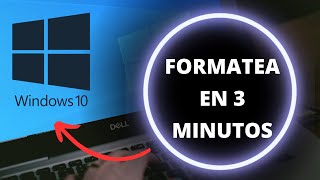 COMO FORMATEAR UNA PC WINDOWS 10 ✅ [upl. by Hcone]