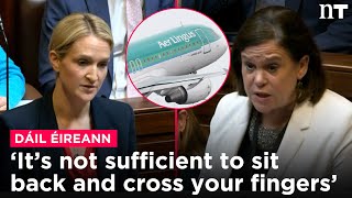 Sinn Féin calls for government intervention in Aer Lingus pilot strike negotiations [upl. by Faith]