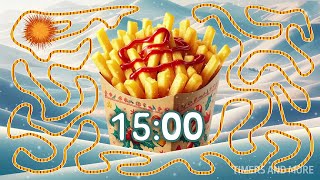 15 Minute French Fries 🍟 Timer Bomb 💣 [upl. by Gaal741]