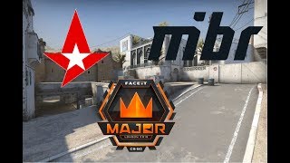 FIRST 160 IN MAJOR Astralis vs MiBR highlights  FACEIT MAJOR [upl. by Kursh126]