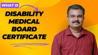 Disability Medical Board Certificate Malayalam [upl. by Lirret]