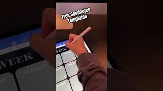 Weekly Calendar Goodnotes Templates FREE Goodnotes and PDF included [upl. by Yra]