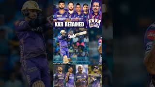 Kolkata knight Riders retained these 6 players for IPL 2025 ♥️🥹😎kolkatanight shreyasiyer [upl. by Carver566]