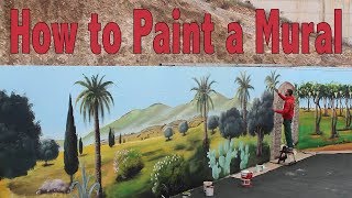 How to Paint an Outdoor Mural [upl. by Montano]