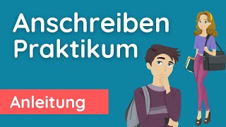 ✅ Anschreiben Schülerpraktikum mit Beispiel [upl. by Llemert]