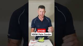 REVIEW  RYOBI 100W Palm Sander shorts [upl. by Akeemahs]