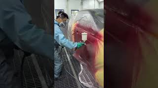 PreTaped Masking Film Plastic Painting Film for Automotive Painting Covering [upl. by Fazeli]