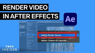 How To Render In After Effects [upl. by Eninaej]