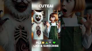 The beautiful cats transformation into a zombie What happens to the girl 🙀🧟‍♂️🍭💚kitten ai [upl. by Attirehs]