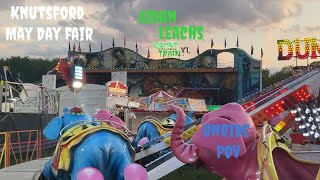 Aidan Leachs Ghost Train XL Onride POV At Knutsford May Day Fair 2024 [upl. by Monson]