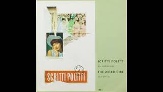 Scritti Politti  The Word Girl Flesh amp Blood 12 Version 1985 [upl. by Aticnemrac4]