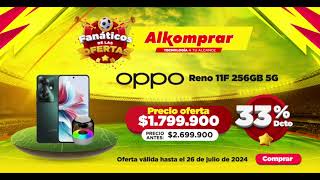 ¡OPPO Reno 11Fl 🔥🙌 ¡1799900 en tiendas y alkomprarcom⚽ [upl. by Judy]