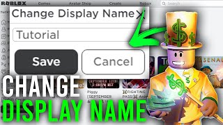 How To Change Display Name In Roblox Full Guide  Change Roblox Display Name [upl. by Airdnal572]