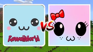 Kawaii World VS KawaiiWorld Pink Craft [upl. by Ettenahc]