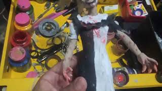 Terrifier 3 Vicky custom figure from Barbie part 5 [upl. by Duleba64]