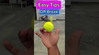 Easy Tips  Off Break Bowling cricket shorts sports cricketlover ytshorts reels viral foryou [upl. by Higginson]