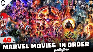 All Marvel Movies in order Tamil  MCU  Playtamildub [upl. by Belle850]