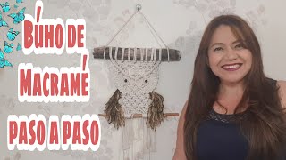 🦉Buho de Macramé paso a paso en Español🦉 [upl. by Hughmanick401]