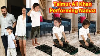 Taimur Ali Khan Performing Namaz in Roza [upl. by Essa]