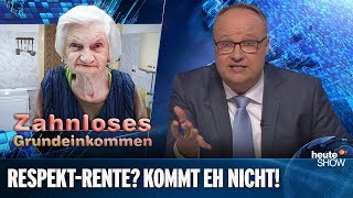 Die SPD will plötzlich etwas gegen Altersarmut tun  heuteshow vom 08022019 [upl. by Dymoke]