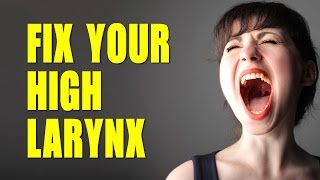 FIX A quotHIGH LARYNXquot NOW  Easy Vocal Tip  Singing Lesson NYC [upl. by Narcissus925]