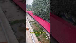 Guangdong Foshan Liansu Yangming resin tileThe installation method of the twosided slope of th [upl. by Amsab]