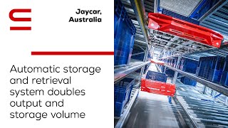 Jaycar Australia Automatic storage and retrieval system doubles output and storage volume [upl. by Ysirhc]