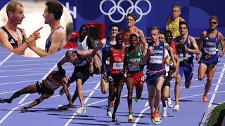 George Mills Confronts French Rival After Fall in Chaotic 5000m Heat [upl. by Sirap]