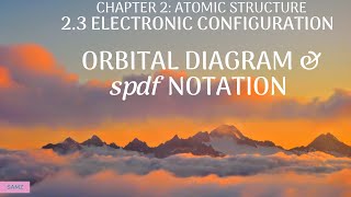 23 Electronic Configuration – Orbital Diagram amp spdf Notation [upl. by Derwin]