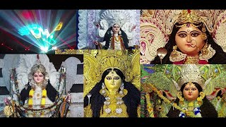 2023 jagadhatri puja pandals procession laser show [upl. by Setarcos832]