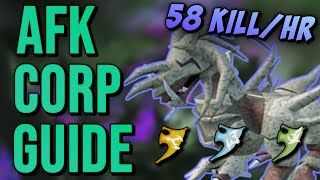 Corp Beast HighLevel AFK Guide  58 KillsHr RS3 [upl. by Bunns]