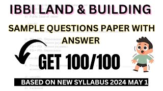 IBBI LAND amp BUILDING COURT JUDGEMENT IMPORTANT MCQ  2024 VALUATION EXAM [upl. by Cailean148]