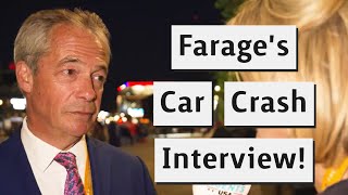 Nigel Farages Car Crash Interview With Emily Maitlis Over Trump Visit [upl. by Mussman]