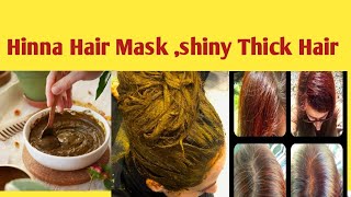 Henna Mask For Hair Growth And colorhaircarehair treatment fouzia [upl. by Ahsilam]