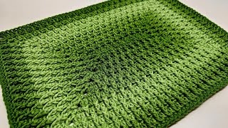 Crochet Rectangle Alpine Stitch Blankets and More [upl. by Kind]