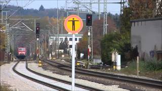 Zuge am Bahnhof MOOSBURG  Train mix from Moosburg Station  25102013 [upl. by Kip]