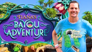 Exclusive First Look Tianas Bayou Adventure Cast Member Preview [upl. by Yelnikcm]