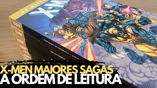 PAPO DE GIBI  X MEN MAIORES SAGAS A ORDEM DE LEITURA DE TODOS OS VOLUMES [upl. by Redwine225]