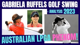 Gabi Ruffels Golf Swing 2023  Analysis  Epson Tour  LPGA [upl. by Adrial]