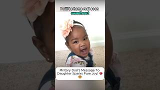 Military Dads Message Leaves Her Overjoyed lovestory [upl. by Iridissa996]