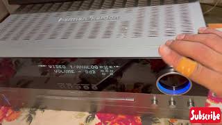 71 Harman kardon AVR 235 Demo [upl. by Tdnaltroc882]