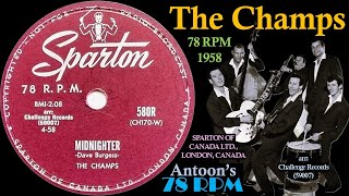 The Champs  Midnighter  Sparton 78 rpm  1958 Canada [upl. by Adym]