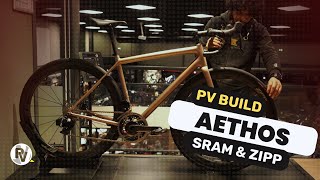 PV BUILD  AETHOS SWORKS ft SRAM amp ZIPP [upl. by Midian351]