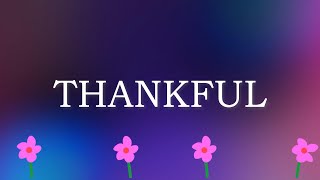 Thankful Official Lyric Video [upl. by Reichert19]