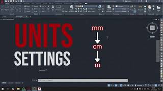 Autocad Ölçü Birimi Değiştirme  Units settings DWGUNİTS [upl. by Aihtnamas]