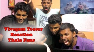 Vivegam Teaser Reaction  Thala Fans  Midnight Celebration  Never Give Up [upl. by Martin]