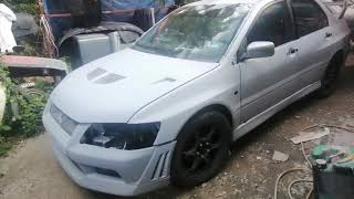 PROJECT EVO7  PAINT WORK PROGRESS Scotia White  W83 [upl. by Nosned880]